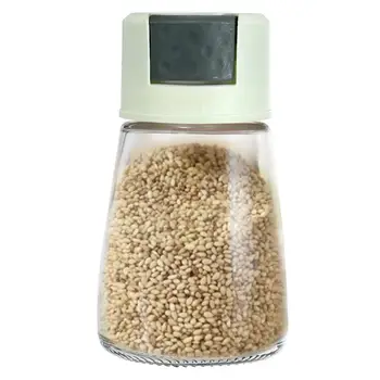 Garšvielu Trauciņu Mitruma izturīgs Salt Shaker Katru Nospiediet 0.5 g Caurspīdīga Pudele Kvantitatīvo Salt Shaker, Mitruma izturīgs Salt Shaker