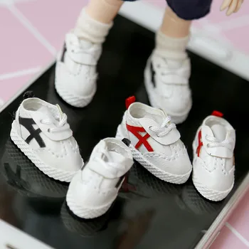 ob11 bērnu apavi, bērnu drēbes, skaisti cūku cūka pģs mālu 1 / 12bjd lelle apavi sporta white apavi ikdienas apavi leļļu piederumi